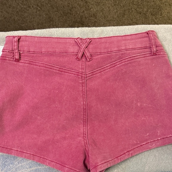 NWT 7/28 Pink Women's Low Rise Shorts - Picture 3 of 5